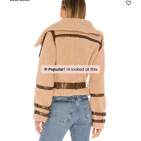 Tularosa Bailey Moto Jacket in camel - Picture 2 of 6